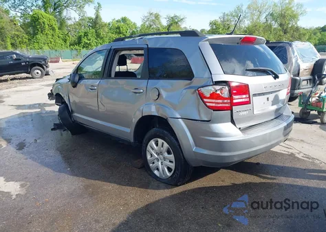 2017 Dodge Journey Se from USA, damaged, VIN 3C4PDCAB7HT582732